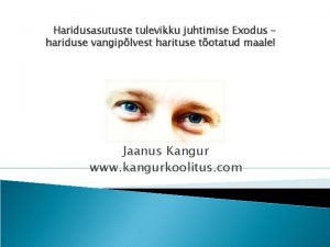 Haridusasutuste tulevikku juhtimise Exodus hariduse vangiplvest harituse totatud