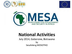 National Activities July 2014 Gaborone Botswana by Sesafeleng