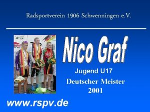 Radsportverein 1906 Schwenningen e V Jugend U 17