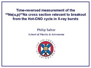 Timereversed measurement of the 18 Nea p21 Na