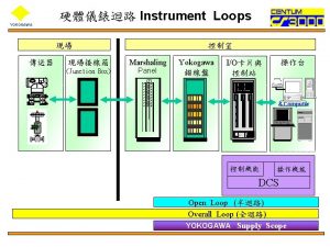 Instrument Loops YOKOGAWA Junction Box Marshaling Panel Yokogawa