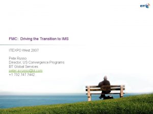 FMC Driving the Transition to IMS ITEXPO West