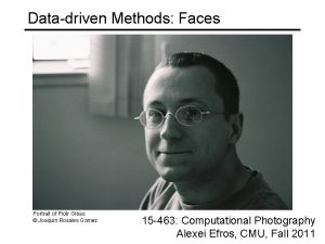 Datadriven Methods Faces Portrait of Piotr Gibas Joaquin