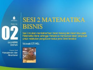 02 Modul ke Fakultas EKONOMI BISNIS Program Studi