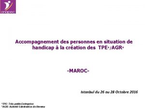 Accompagnement des personnes en situation de handicap la