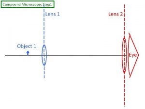 Compound Microscope Step 1 Lens 2 Object 1