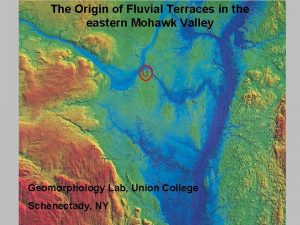 The Origin of Fluvial Terraces in the eastern