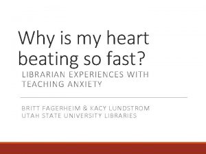 Why is my heart beating so fast LIBRARIAN
