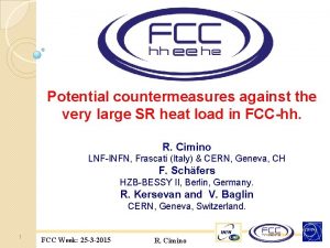 Potential countermeasures against the very large SR heat