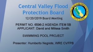 Central Valley Flood Protection Board 12202019 Board Meeting