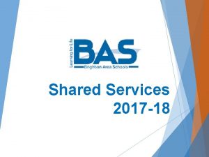 Shared Services 2017 18 Brighton Area Schools http