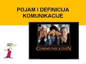 Komunikacija definicija