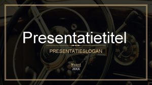 Presentatietitel PRESENTATIESLOGAN Maand 20 XX Verdelerdia LOREM IPSUM