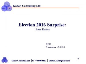 Strategy Kahan Consulting Ltd Info Analysis Election 2016