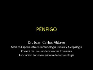 PNFIGO Dr Juan Carlos Aldave Mdico Especialista en