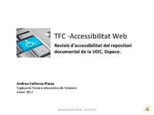 TFC Accessibilitat Web Revisi daccessibilitat del repositori documental