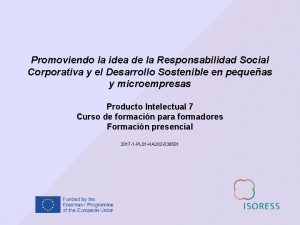 Promoviendo la idea de la Responsabilidad Social Corporativa