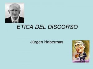 ETICA DEL DISCORSO Jrgen Habermas Letica del discorso