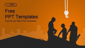 Free PPT Templates Insert the Sub Title of
