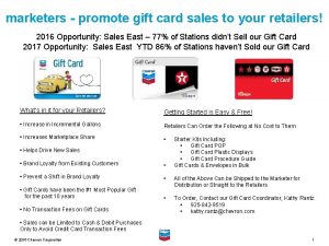 marketers promote gift card sales to your retailers