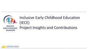 Inclusive Early Childhood Education IECE Project Insights and