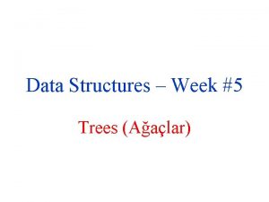 Data Structures Week 5 Trees Aalar Trees Aalar