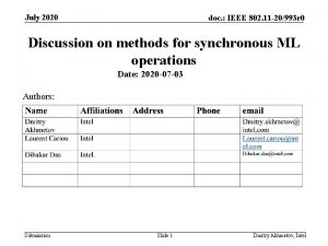 July 2020 doc IEEE 802 11 20993 r