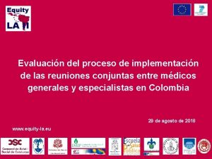 Evaluacin del proceso de implementacin de las reuniones