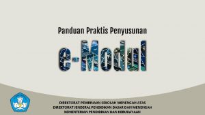 DIREKTORAT PEMBINAAN SEKOLAH MENENGAH ATAS DIREKTORAT JENDERAL PENDIDIKAN