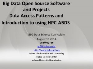 Big Data Open Source Software and Projects Data