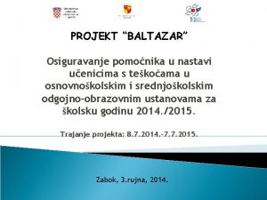 Projekt baltazar