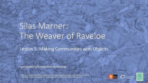 Silas Marner The Weaver of Raveloe Lesson 5