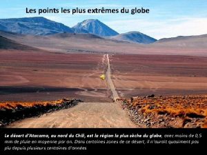 Les points les plus extrmes du globe Le