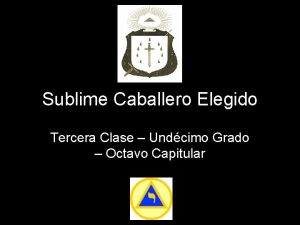 Sublime Caballero Elegido Tercera Clase Undcimo Grado Octavo