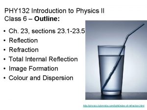 PHY 132 Introduction to Physics II Class 6