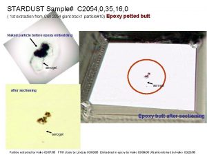 STARDUST Sample C 2054 0 35 16 0