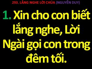 293 LNG NGHE LI CHA NGUYN DUY 1