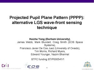 Projected Pupil Plane Pattern PPPP alternative LGS wavefront