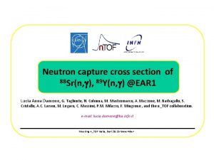 Neutron capture cross section of 88 Srn g