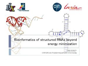 Bioinformatics of structured RNAs beyond energy minimization Yann