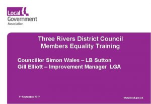 Three Rivers District Council Members Equality Training Councillor