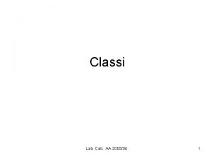 Classi Lab Calc AA 200506 1 C e