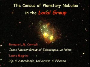 The Census of Planetary Nebulae in the Local