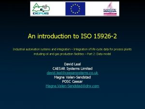 An introduction to ISO 15926 2 Industrial automation