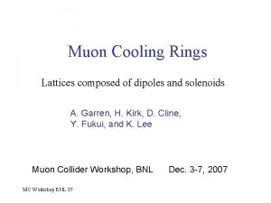 Muon Cooling Rings Lattices composed of dipoles and