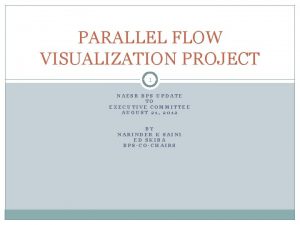 PARALLEL FLOW VISUALIZATION PROJECT 1 NAESB BPS UPDATE