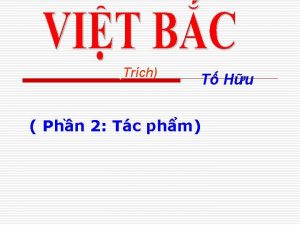 Trch T Hu Phn 2 Tc phm I