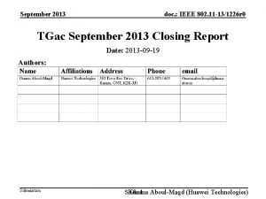 September 2013 doc IEEE 802 11 131226 r