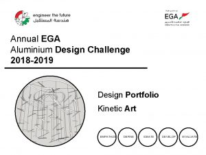 Annual EGA Aluminium Design Challenge 2018 2019 Design