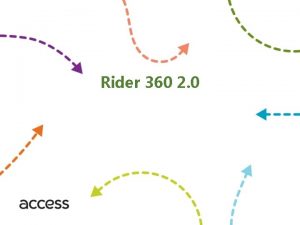 Rider 360 2 0 Rider 360 History Access